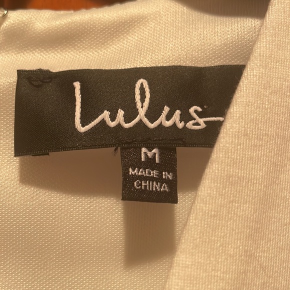 LULU”S “Cocktail Hour wrap dress” in WHITE - Picture 8 of 9